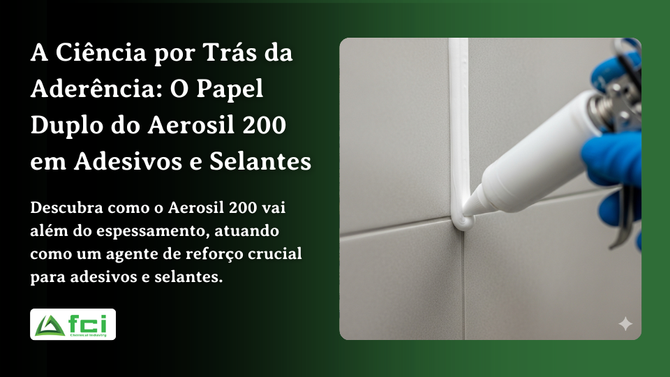 A Ciência por Trás da Aderência: O Papel Duplo do Aerosil 200 em Adesivos e Selantes