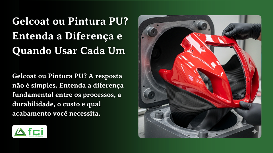 Gelcoat ou Pintura PU? Entenda a Diferença e Quando Usar Cada Um