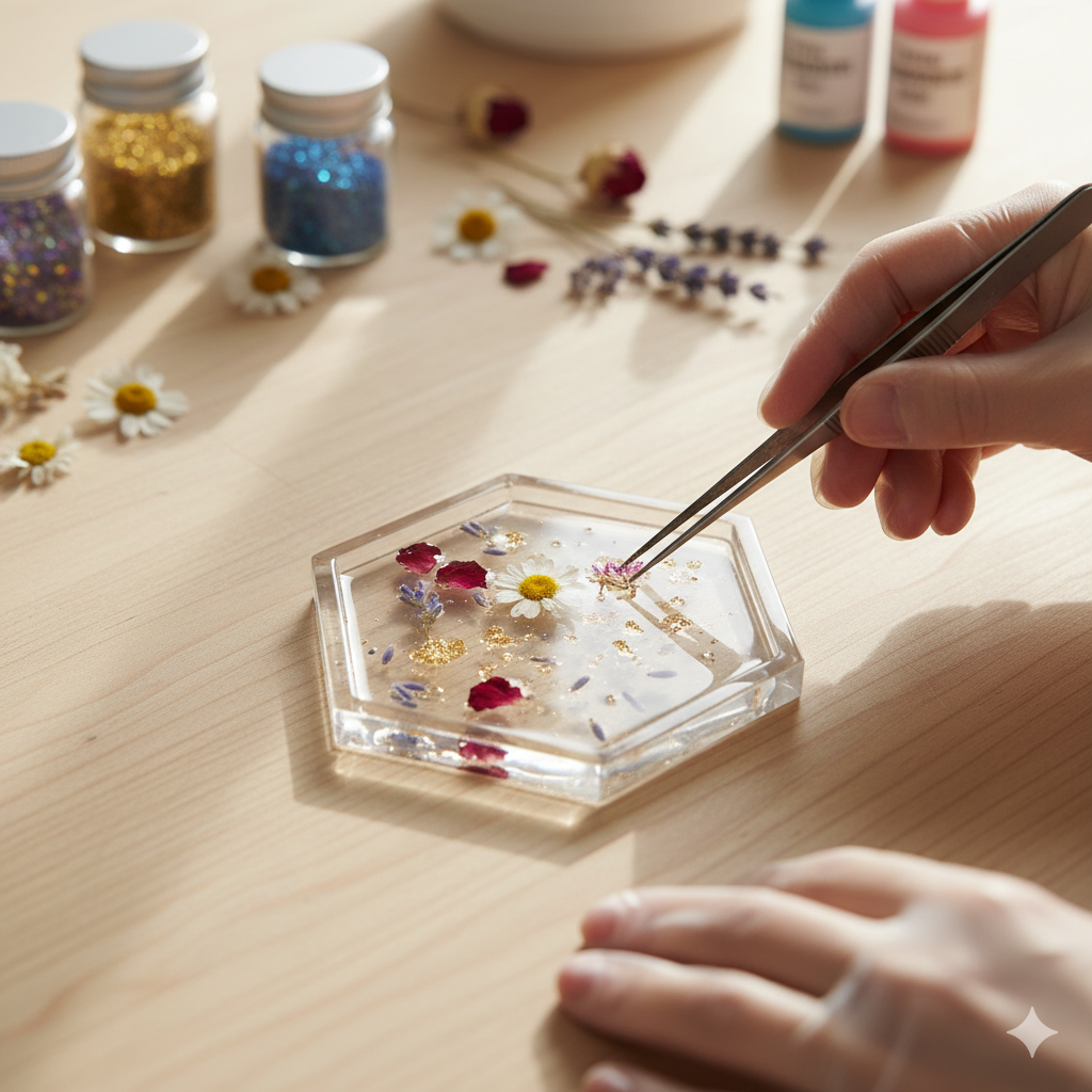 Resina Epóxi para Artesanato: O Guia Completo de Técnicas