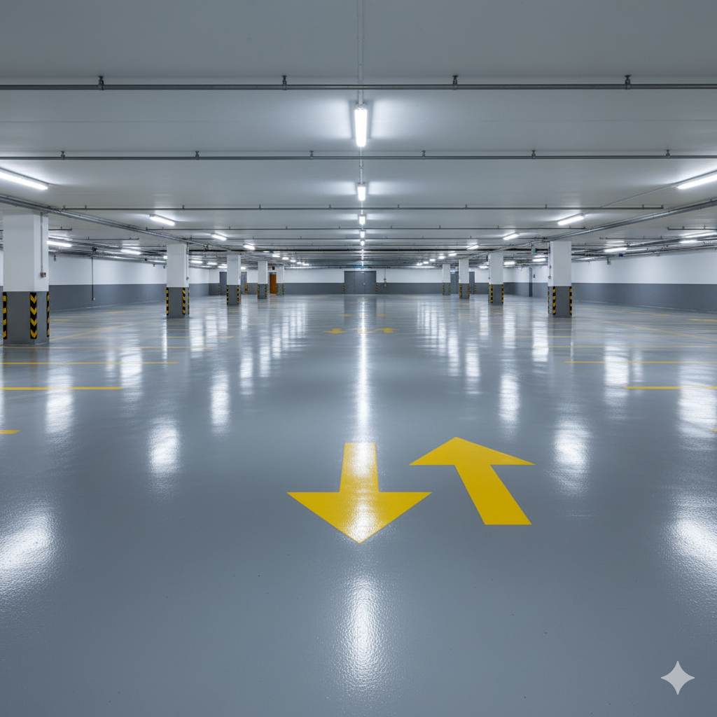 Vantagens do Piso Epóxi para Garagem Residencial e Comercial