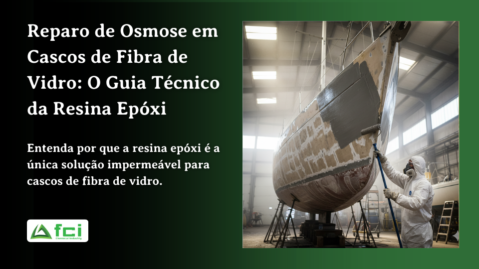 Reparo de Osmose em Cascos de Fibra de Vidro: O Guia Técnico da Resina Epóxi